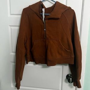 Lululemon hooded crop sweatshirt